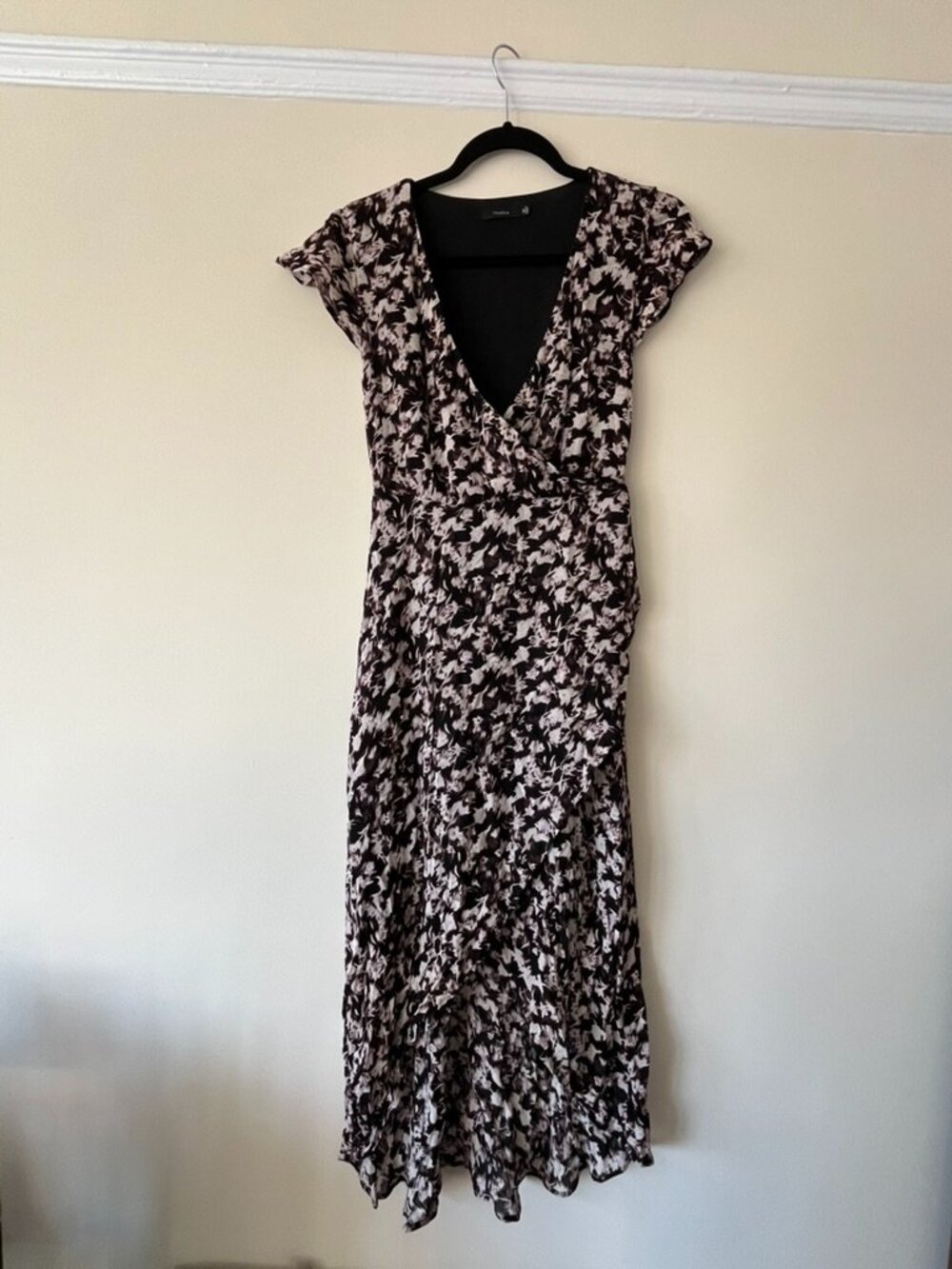 Lightweight Flowery Summer Midi Dress - S Talula